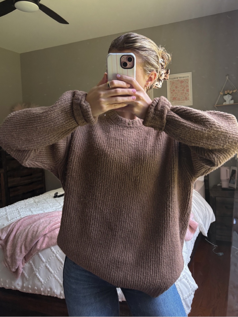 Zara heavy knit sweater